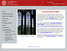 Tablet Screenshot of cornell65.com